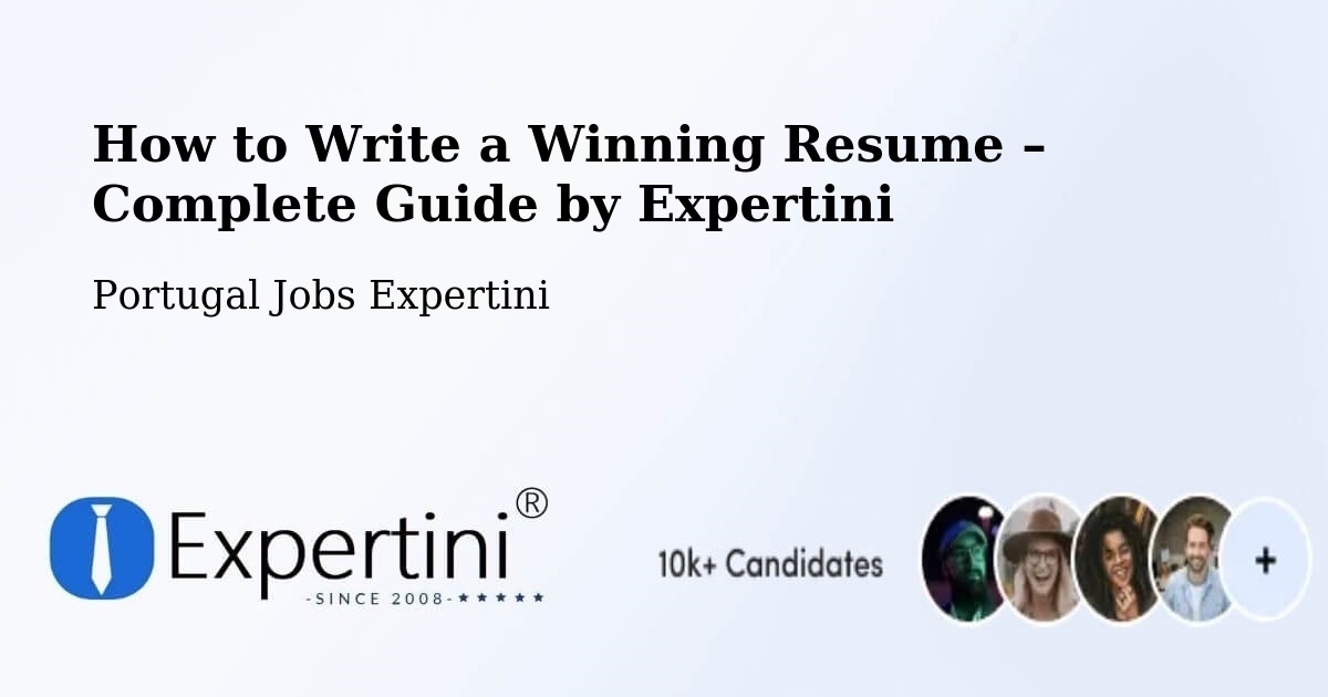 Resume Writing Guide for Job Seekers – Aveleda - Aveleda, Portugal Jobs Expertini